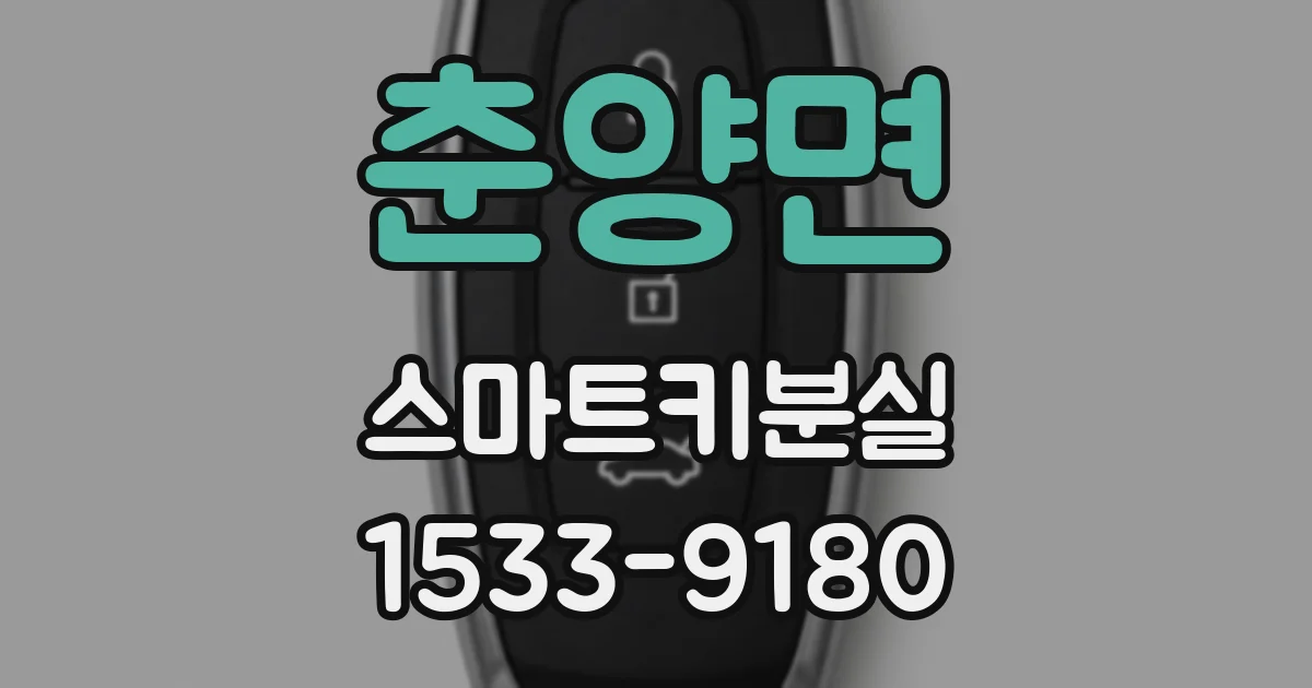춘양면 스마트키분실