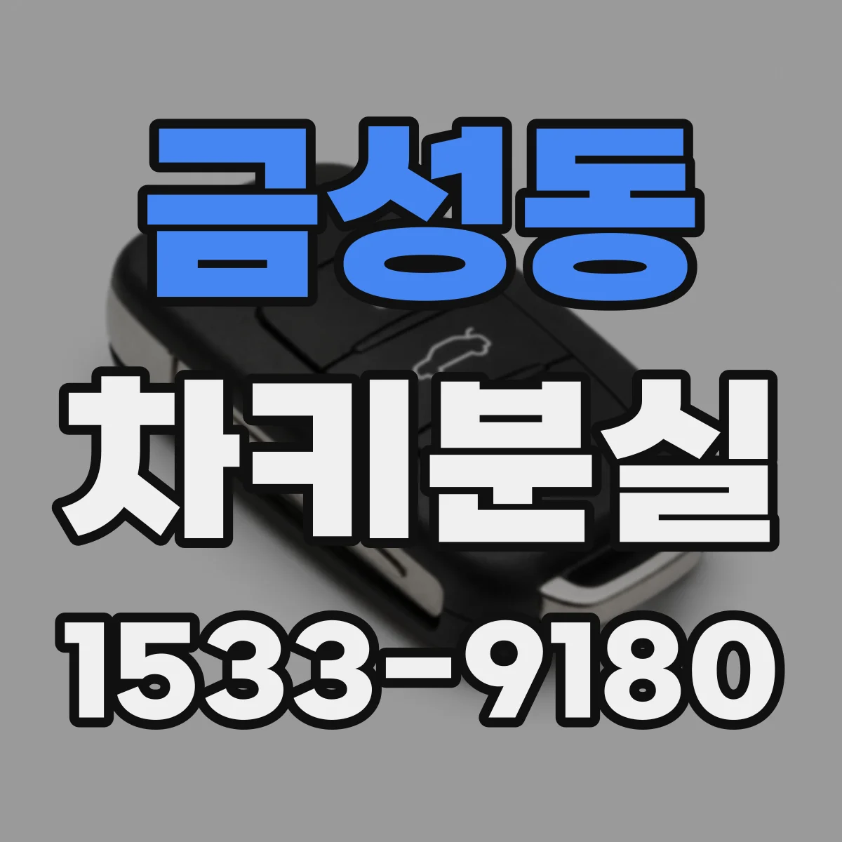 금성동 차키분실