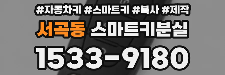 서곡동 스마트키분실