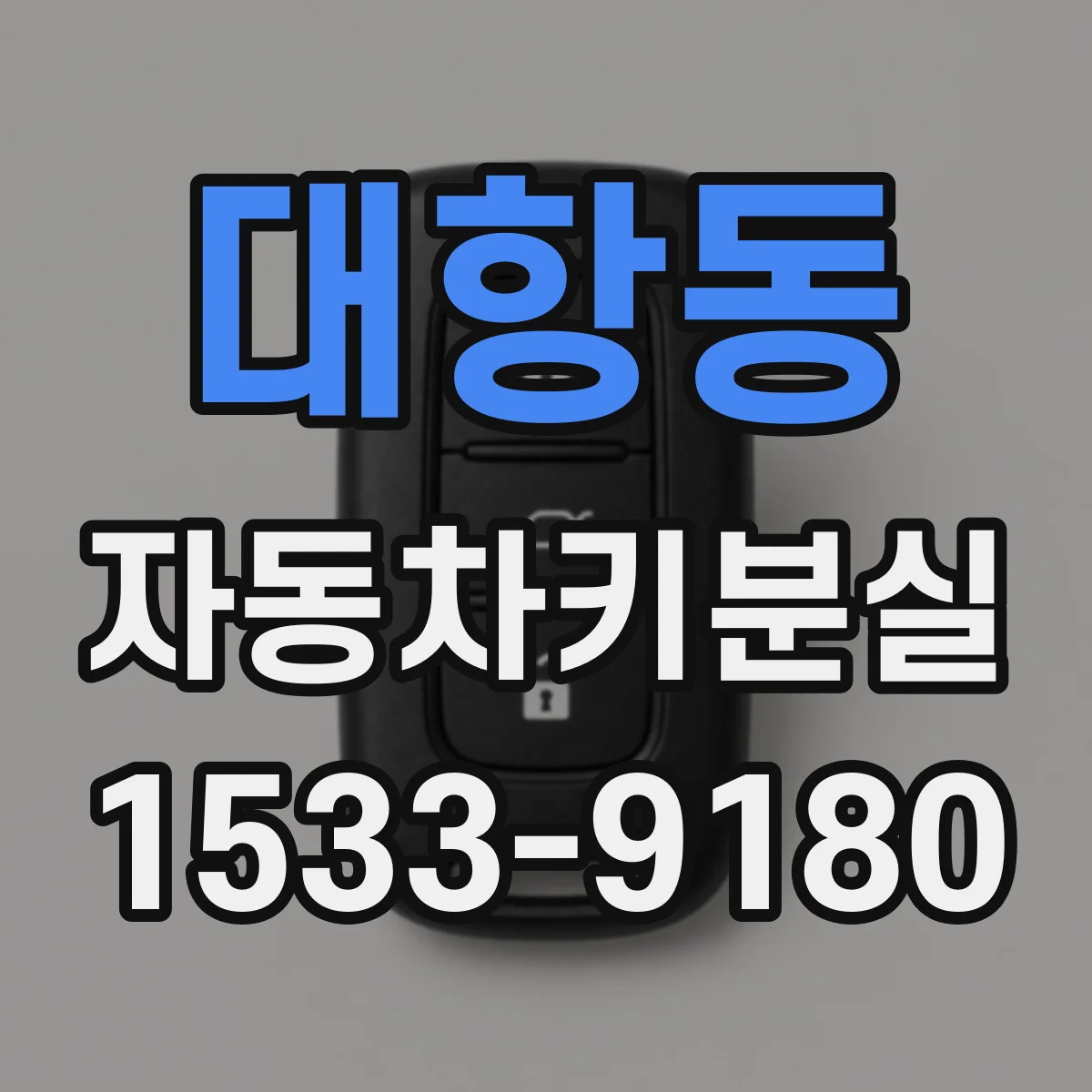 대항동 자동차키분실