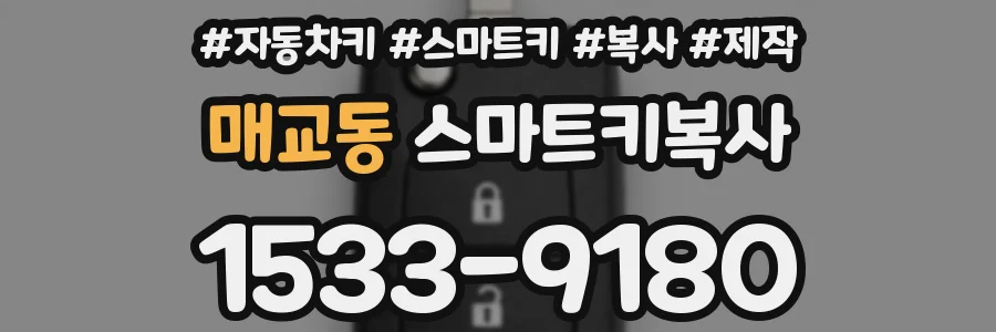 매교동 스마트키복사