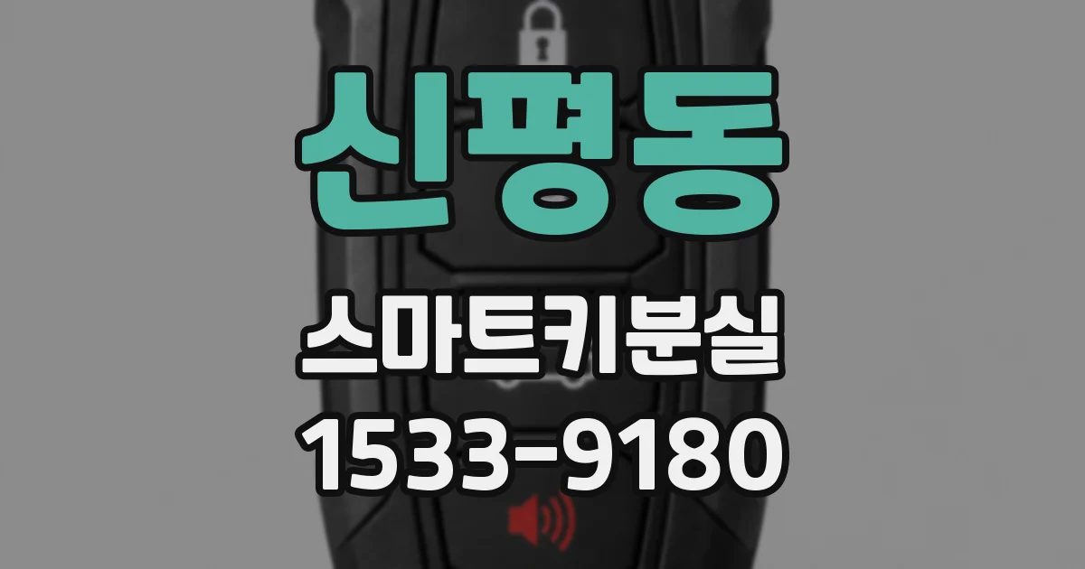 신평동 스마트키분실