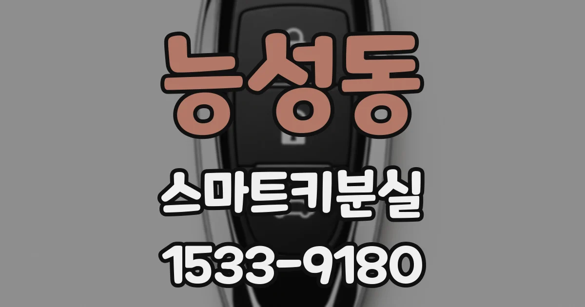 능성동 스마트키분실