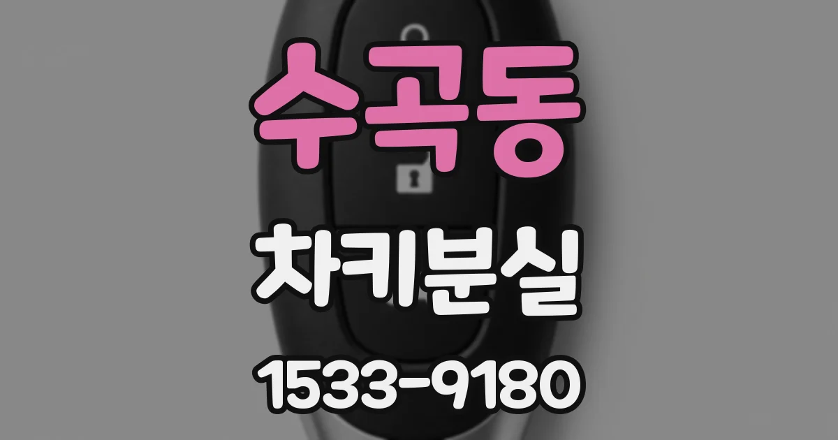 수곡동 차키분실