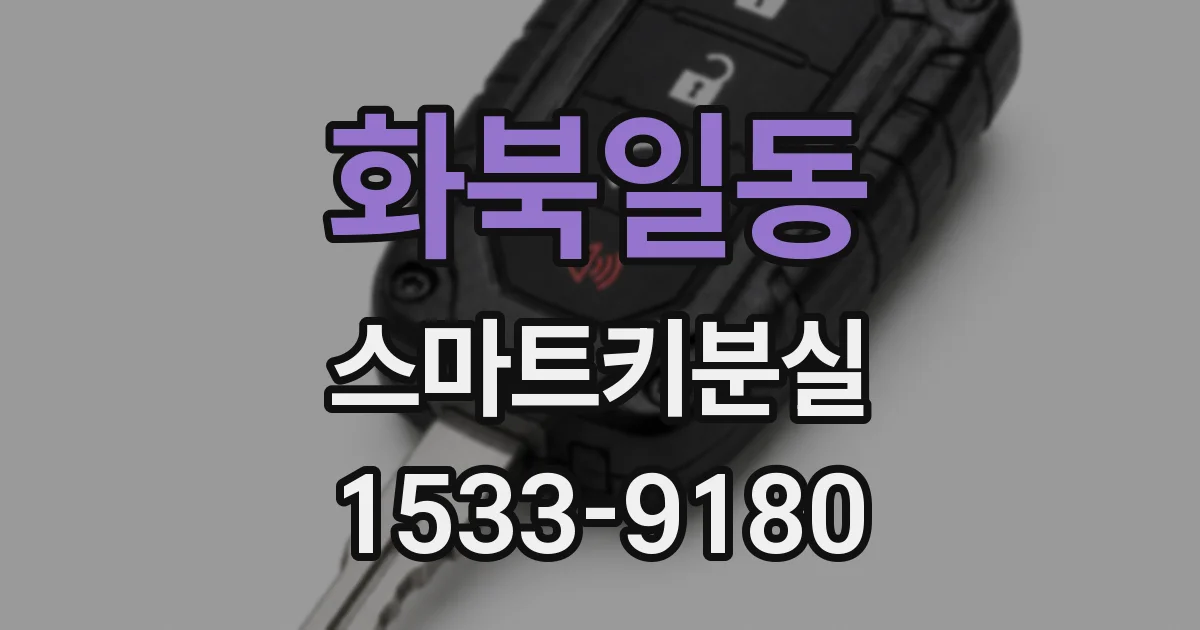 화북일동 스마트키분실