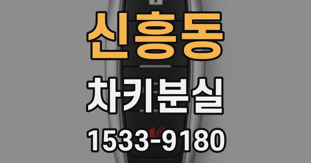 신흥동 차키분실