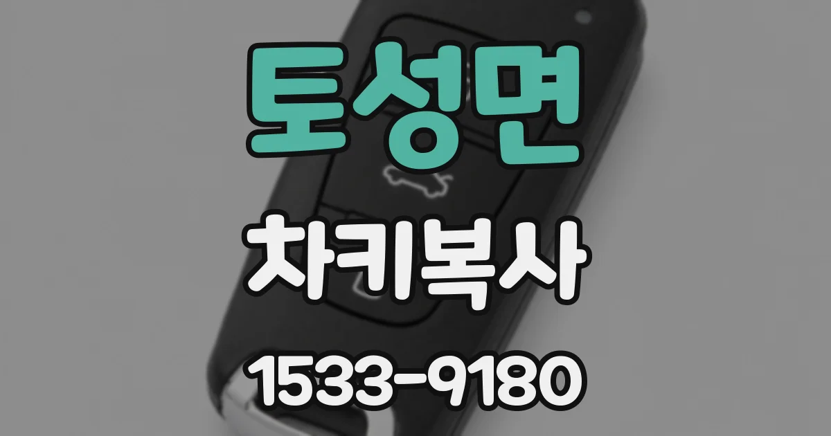 토성면 차키복사