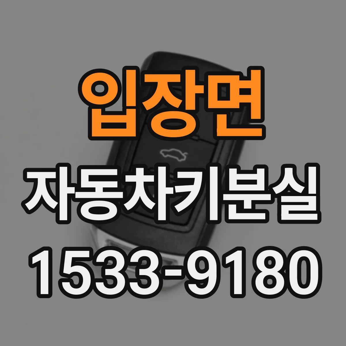 입장면 자동차키분실