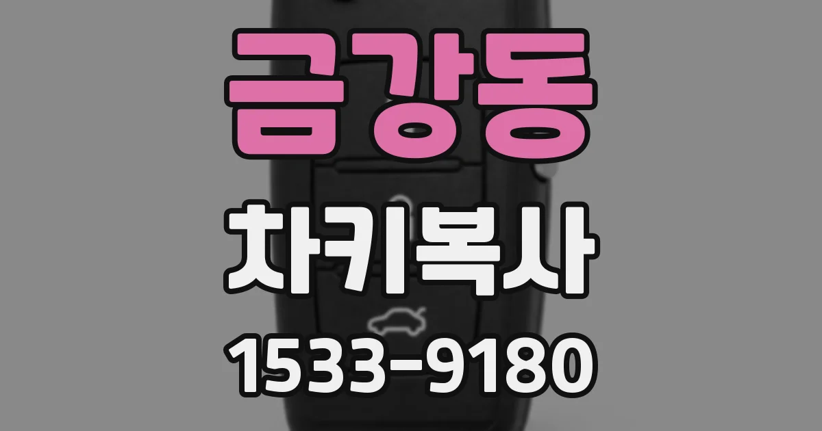금강동 차키복사