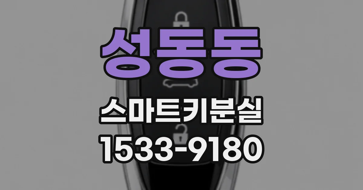 성동동 스마트키분실