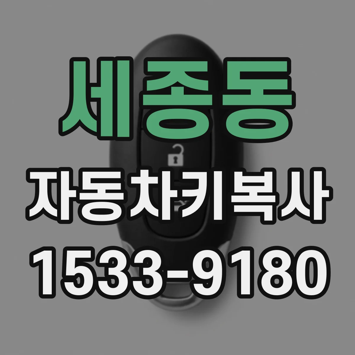 세종동 자동차키복사