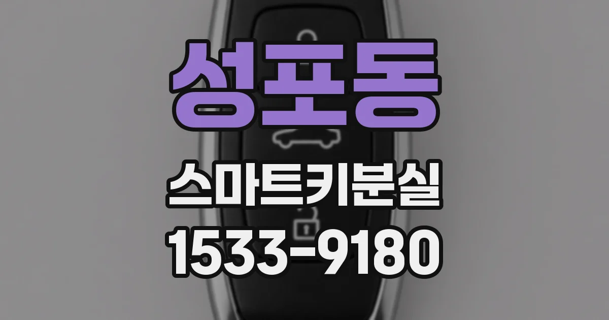 성포동 스마트키분실
