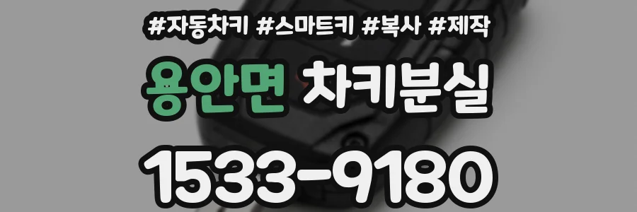 용안면 차키분실