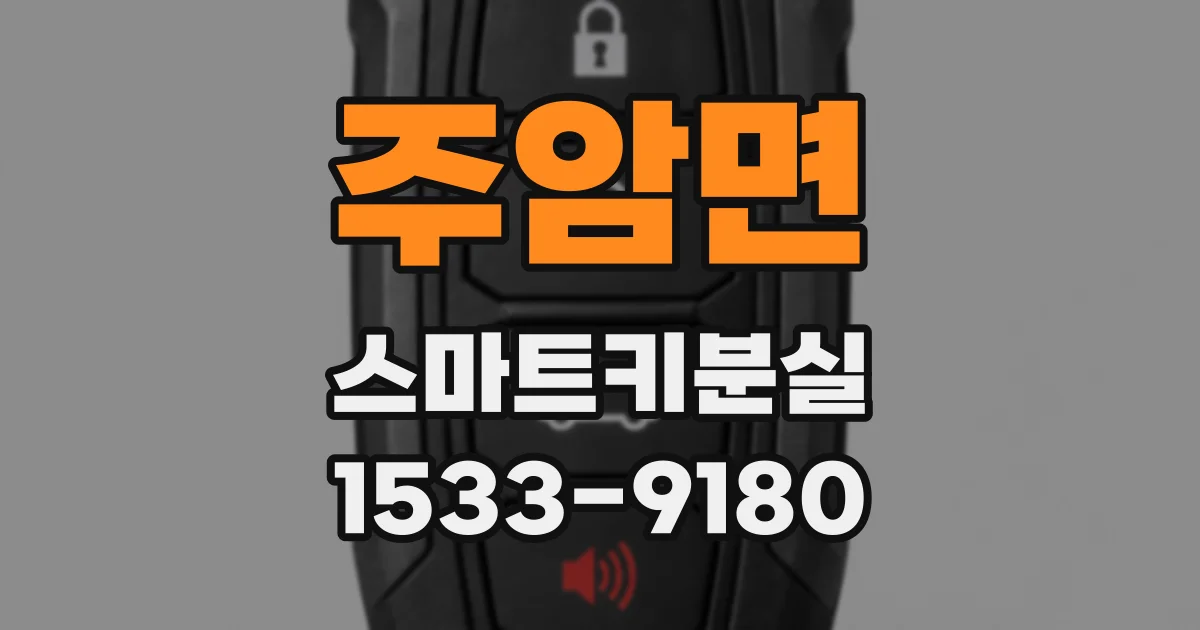 주암면 스마트키분실