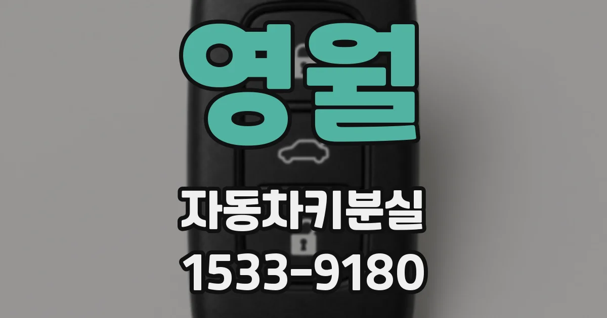 영월 자동차키분실