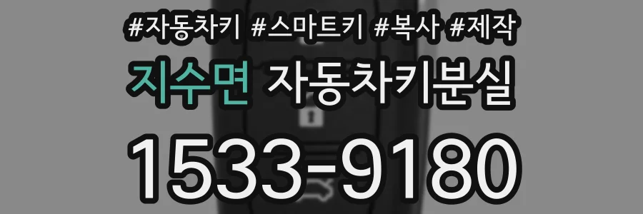 지수면 자동차키분실