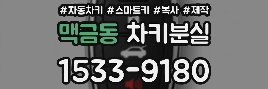맥금동 차키분실