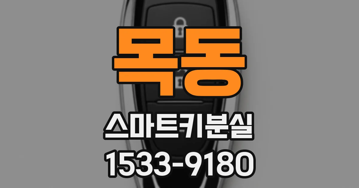 목동 스마트키분실