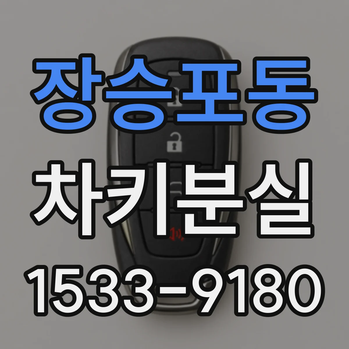 장승포동 차키분실