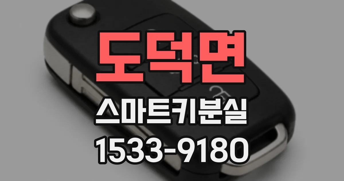 도덕면 스마트키분실