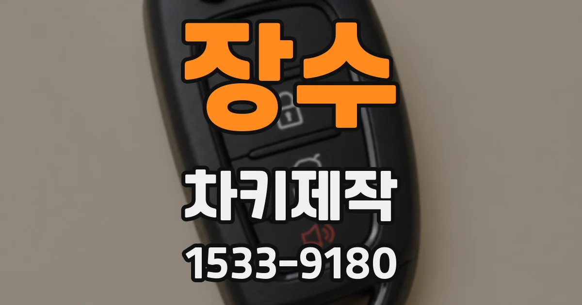 장수 차키제작