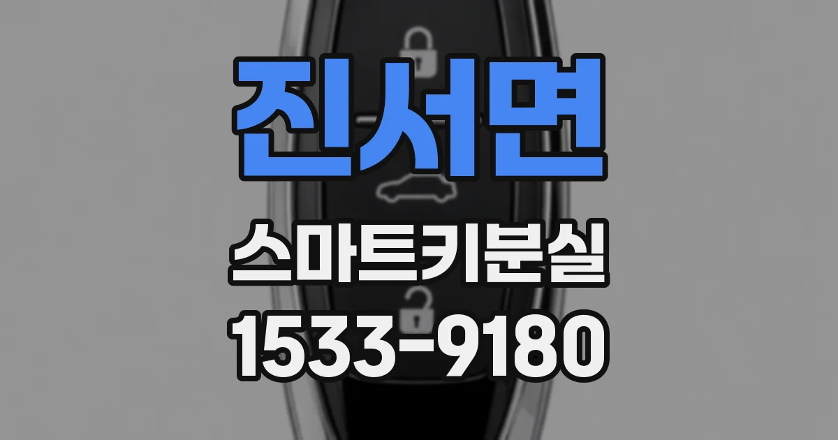 진서면 스마트키분실