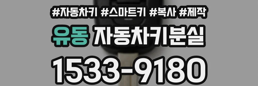유동 자동차키분실