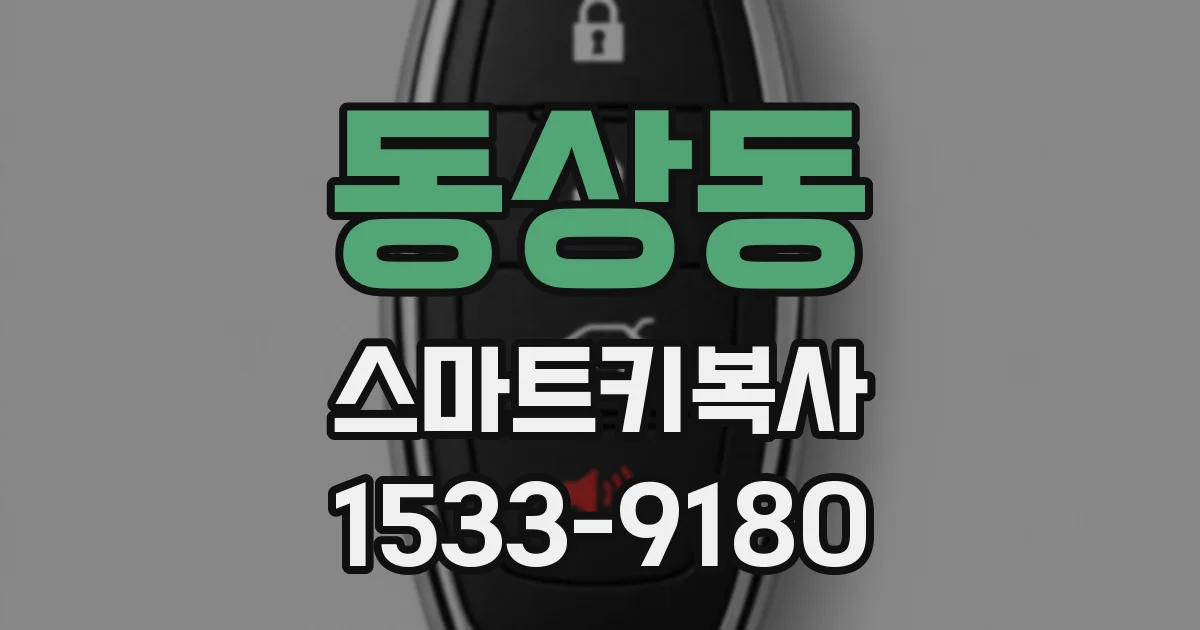 동상동 스마트키복사