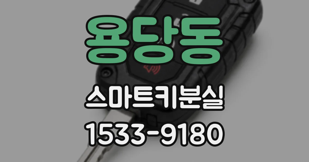 용당동 스마트키분실