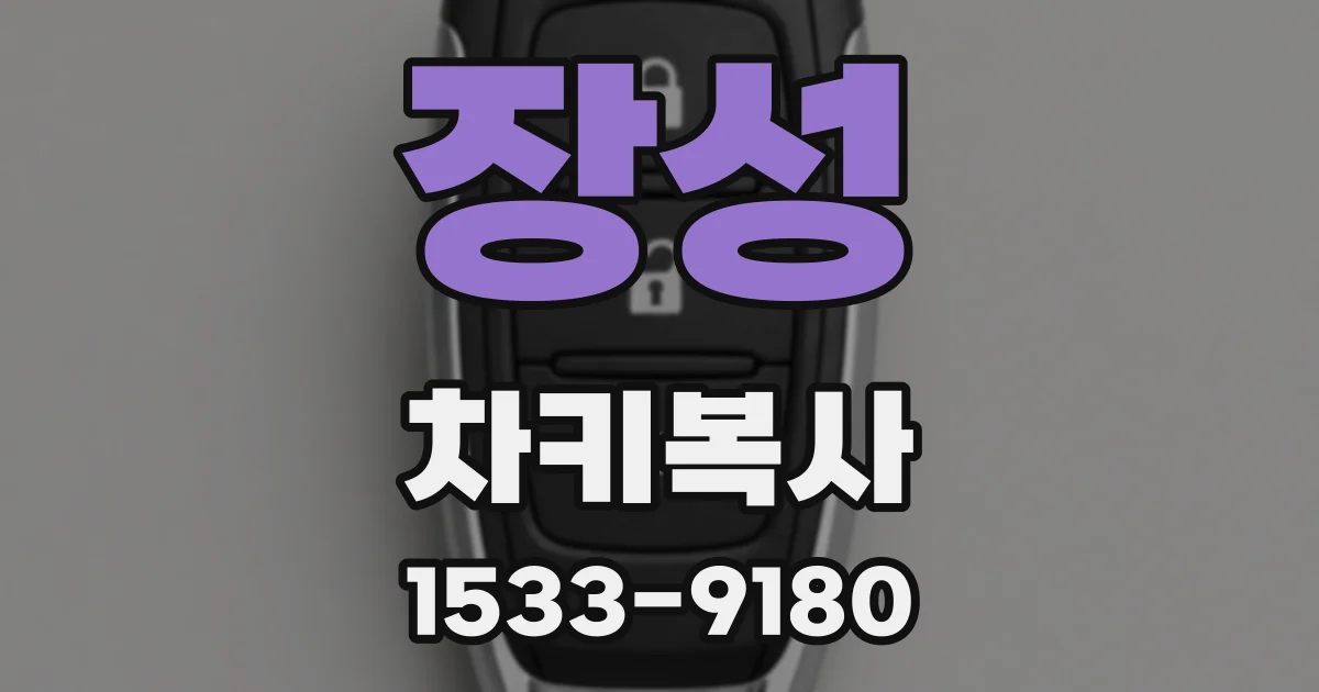 장성 차키복사