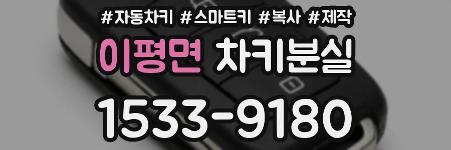이평면 차키분실