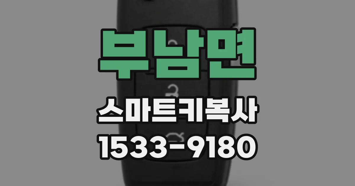 부남면 스마트키복사