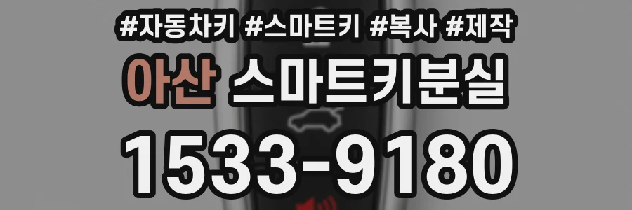 아산 스마트키분실