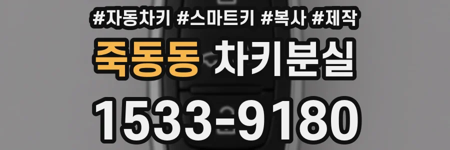 죽동동 차키분실