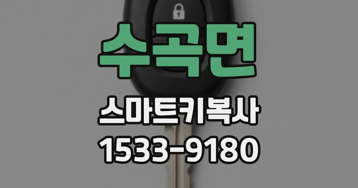 수곡면 스마트키복사