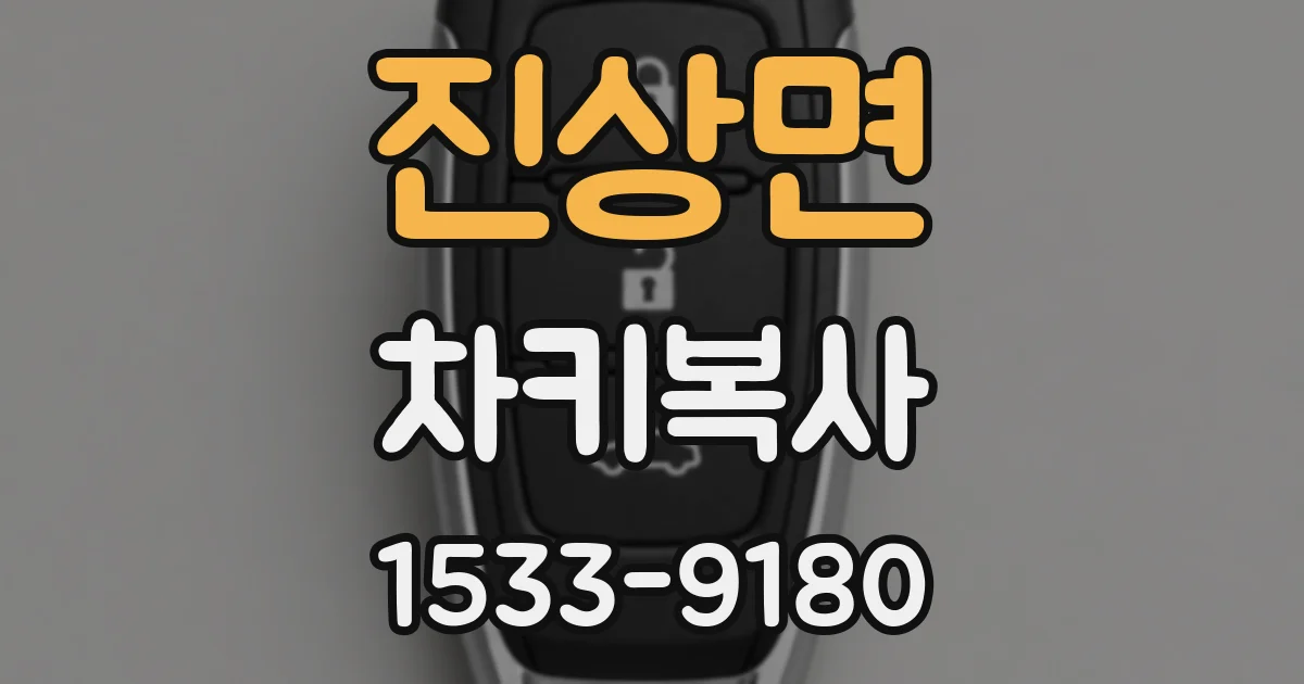 진상면 차키복사