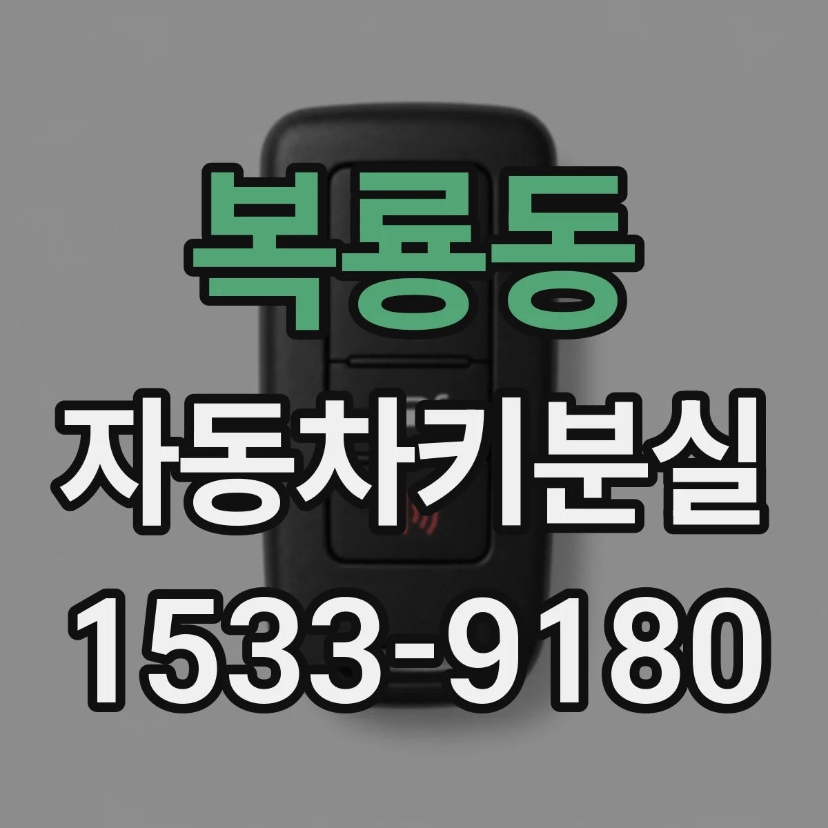 복룡동 자동차키분실