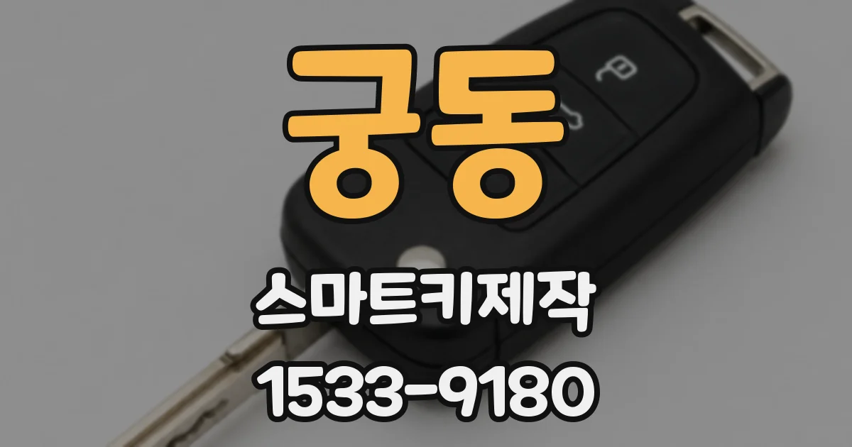 궁동 스마트키제작