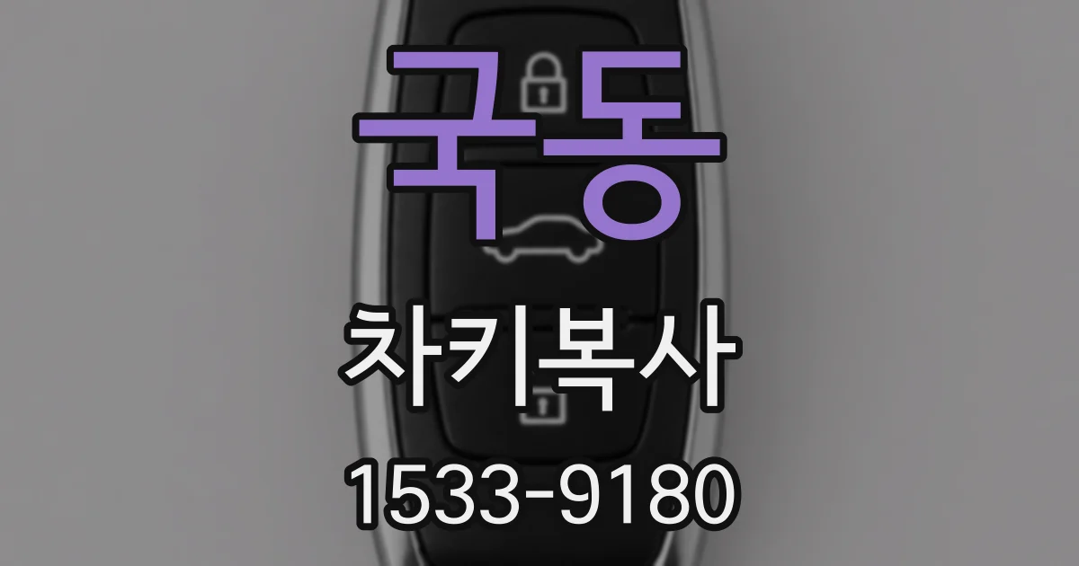 국동 차키복사