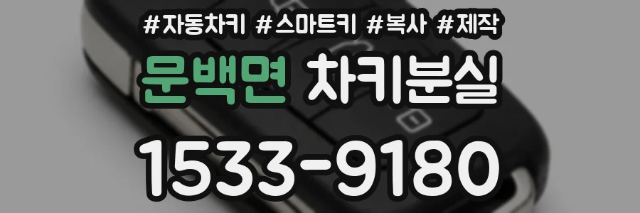 문백면 차키분실
