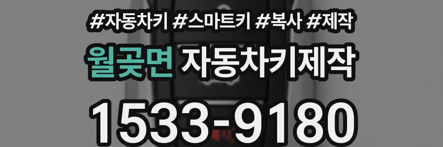 월곶면 자동차키제작