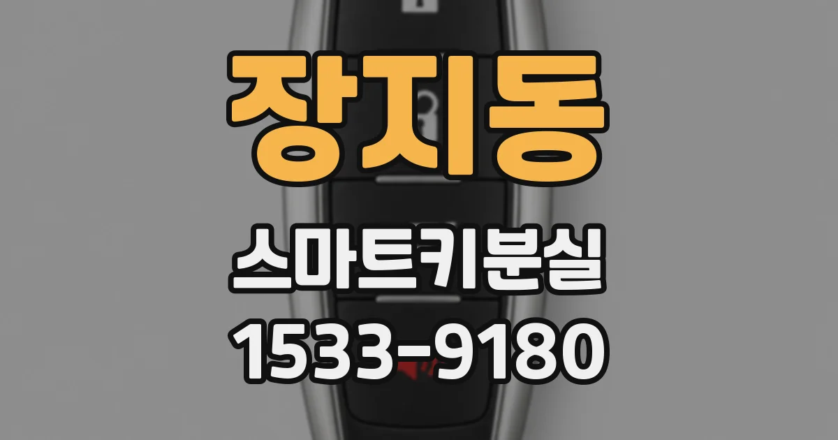 장지동 스마트키분실