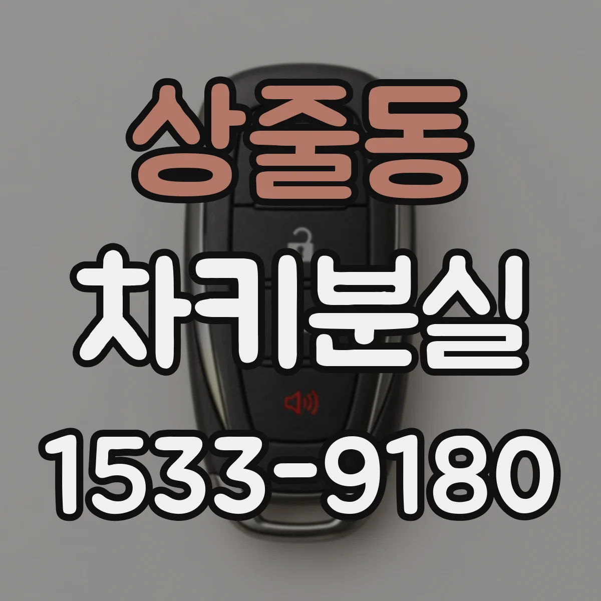 상줄동 차키분실