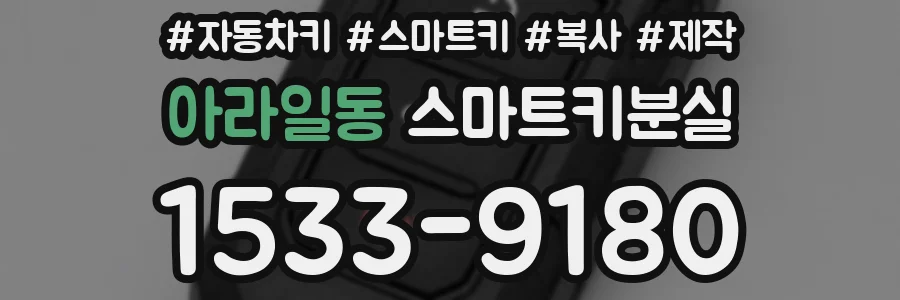 아라일동 스마트키분실