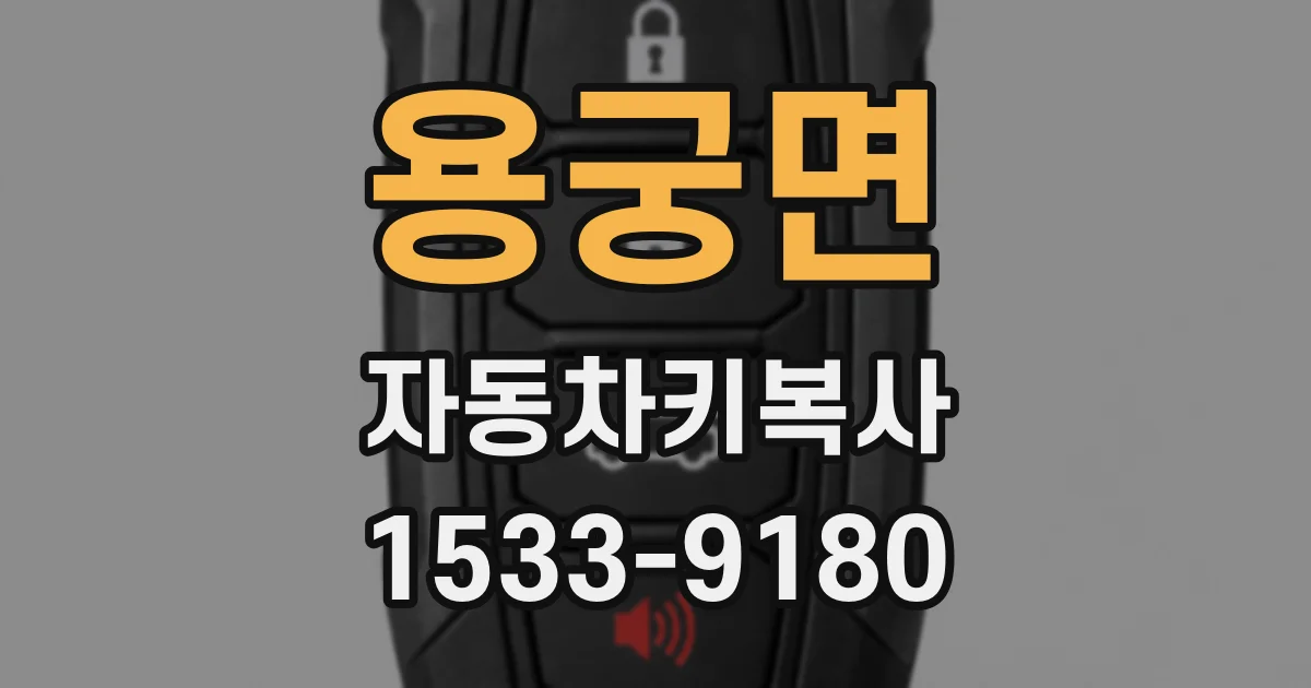 용궁면 자동차키복사