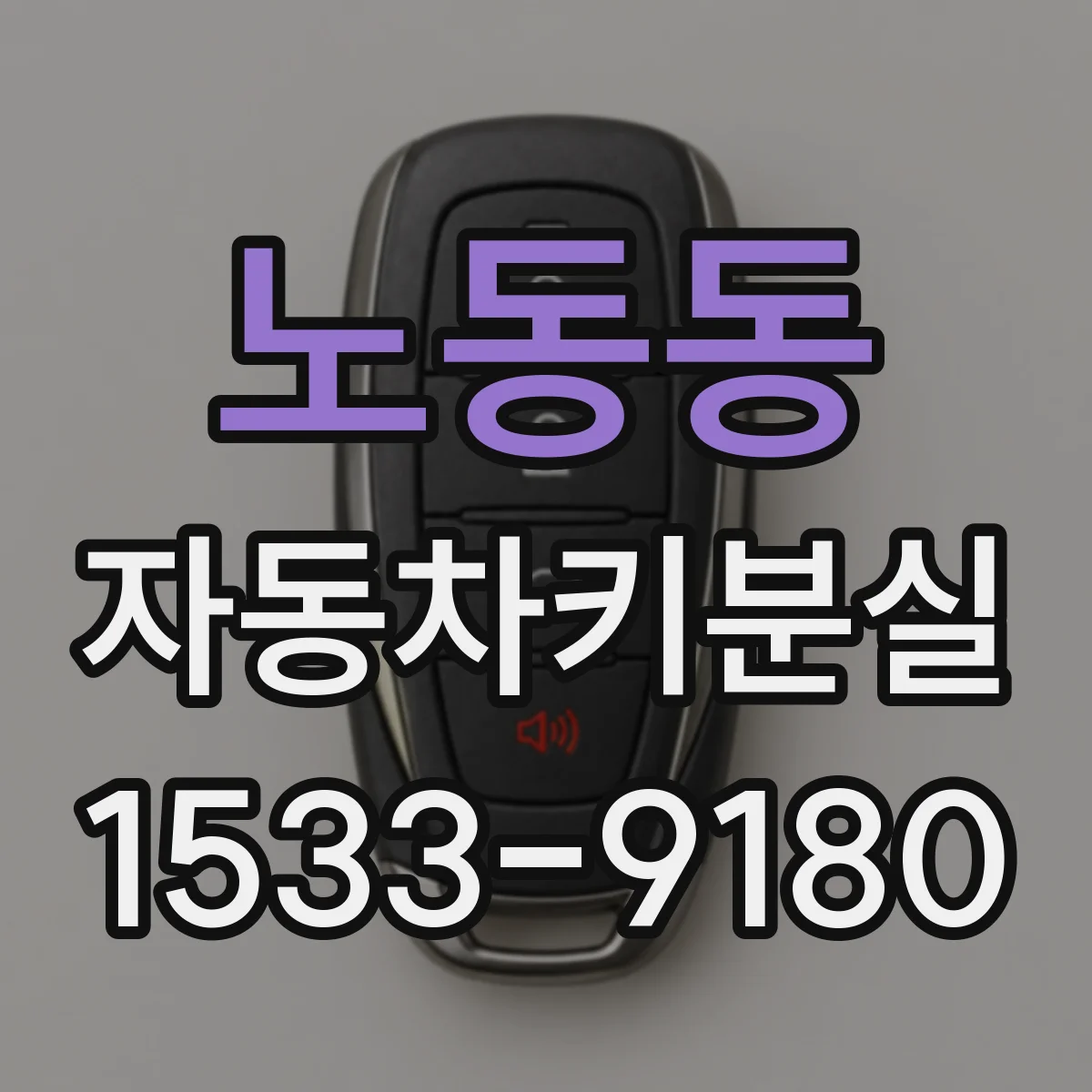 노동동 자동차키분실