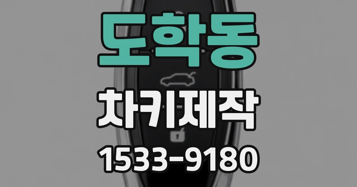 도학동 차키제작