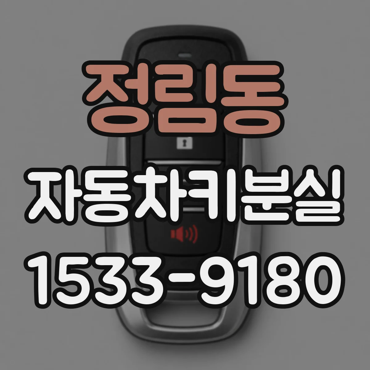 정림동 자동차키분실