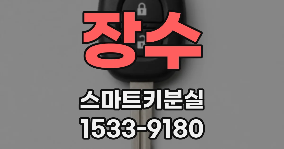 장수 스마트키분실