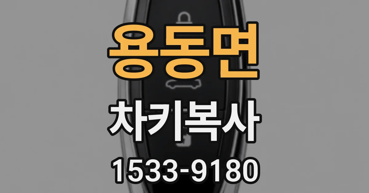 용동면 차키복사
